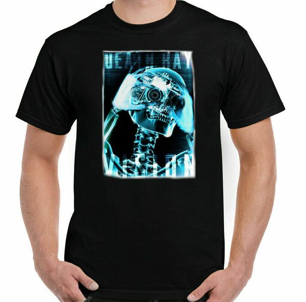 

pgraphy pgrapher t shirt death ray vision camera man funny skull top, White;black