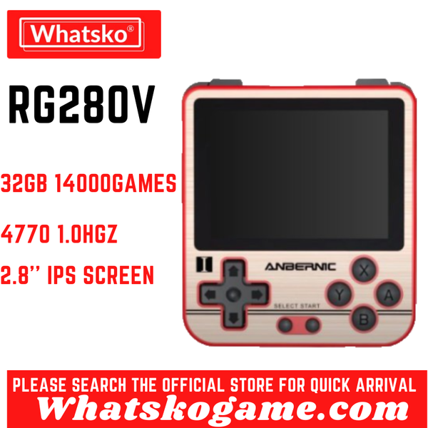 

retro game console 2.8" ips opendingux 32g 140000 games portable mini handheld xmas gift for kids players