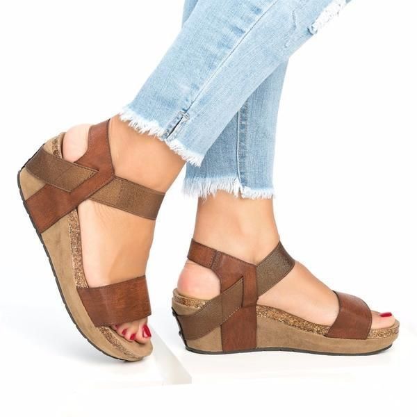 

dress shoes fashion solid summer platform sandal 2021 ankle strap open toe women sandals back designer, Black