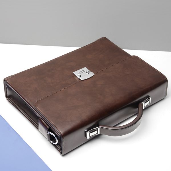 

bao busins gong wen men's handbag large capacity computer waterproof folder