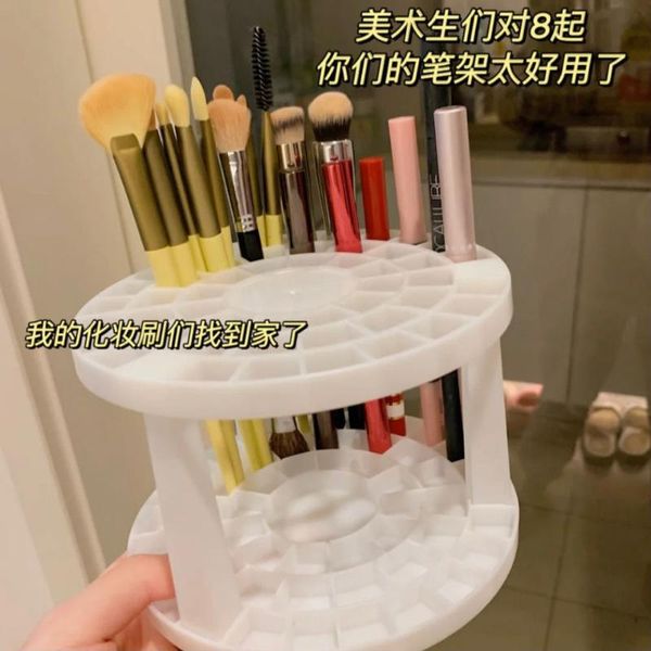 

storage bags rack assembly makeup brush oil painting watercolor drying
