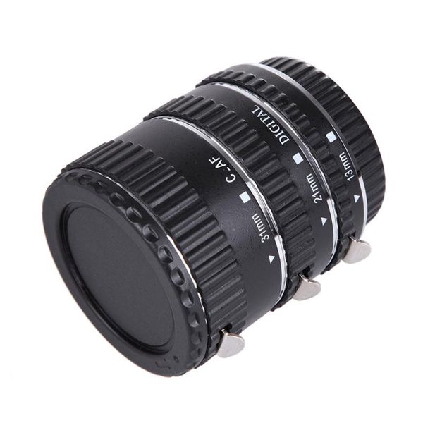 

lens adapters & mounts red metall auto focus macro extension tube ring for 600d 550d 200d 800d eos ef ef-s 6d camera accessory