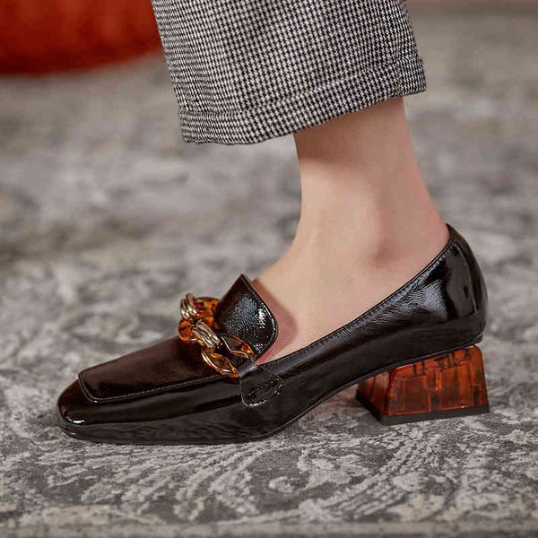 

dress shoes concise women high heels genuine leather round toe for party basic woman 2wv6, Black