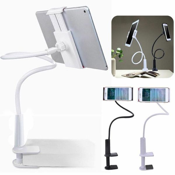 

cell phone mounts & holders flexible neck holder lazy waist support selfie live show table car stand bracket your hand 3.5-6.3inch