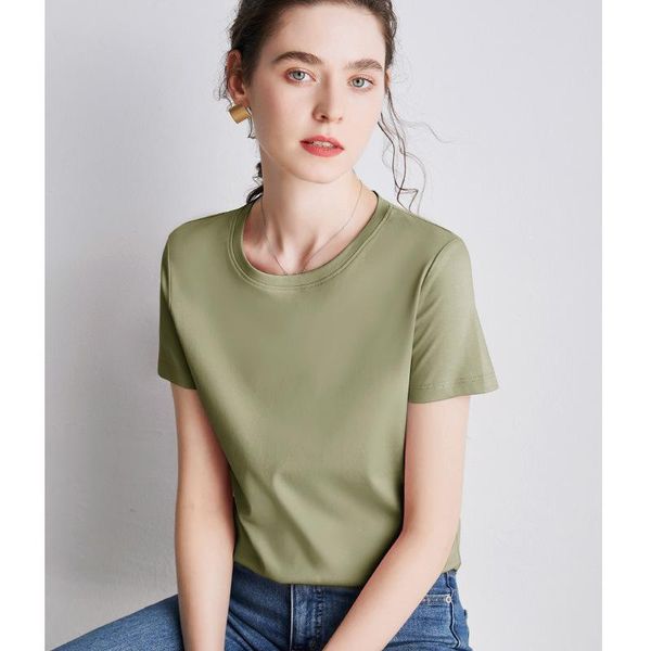 

women's t-shirt short-sleeved casual fashion, White