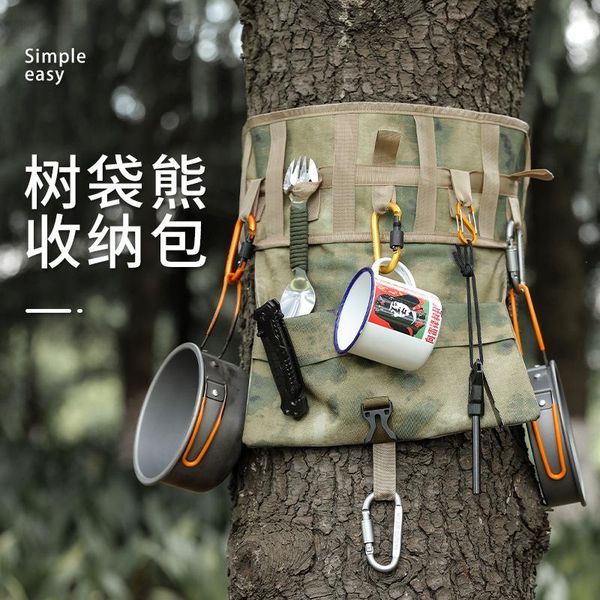 

oxford cloth convenient storage packag outdoor chopsticks spoon fork holding camping equipment hanging bag tableware to receive pads