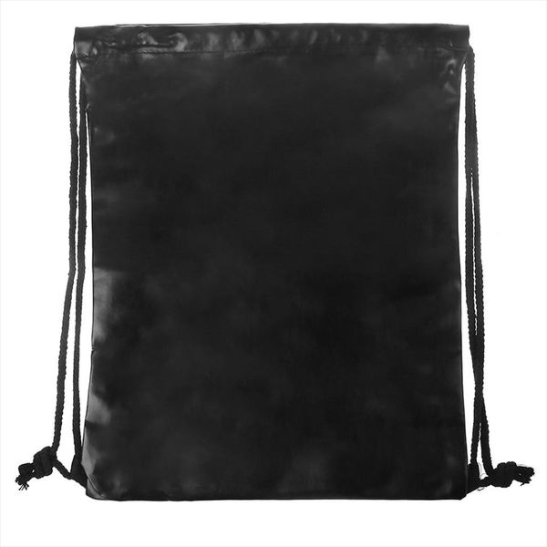 

school bags waterproof drawstring backpack bag pu leather women sport gym sack cinch drop