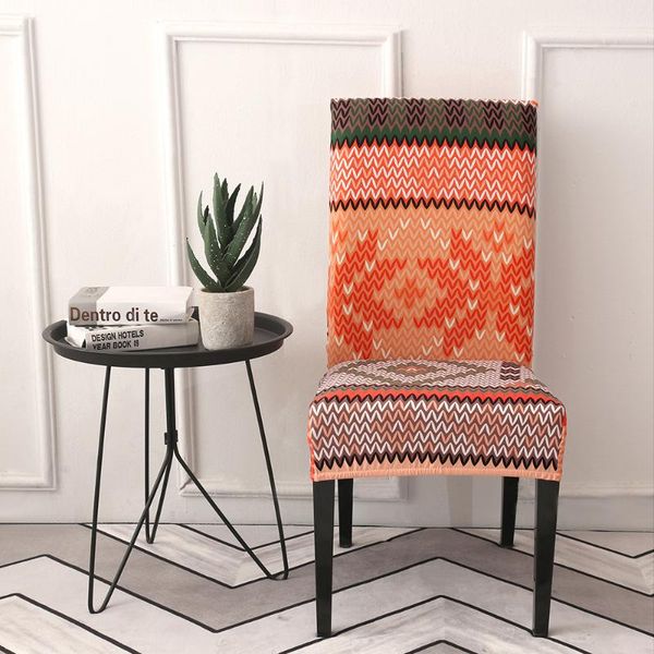 

floral printed seat cover geometric chair covers spandex elastic stretch slipcovers wedding banquet party decor de chaise