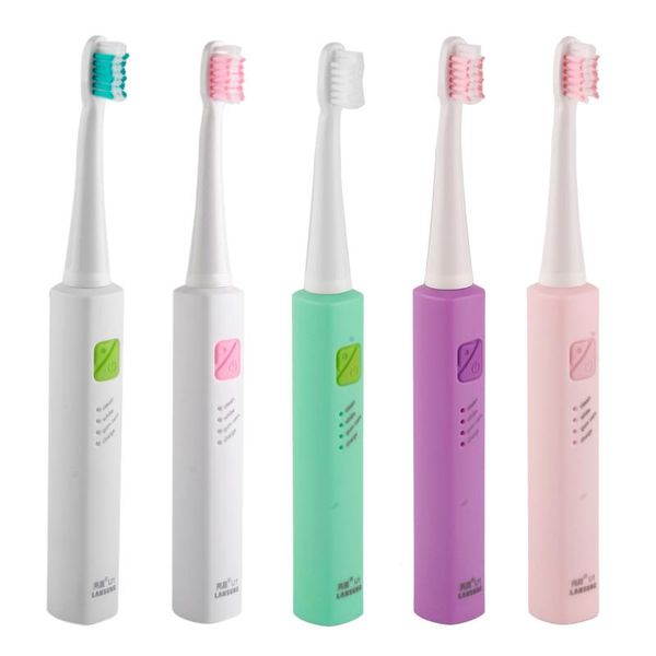 

smart electric toothbrush lansung ultrasonic sonic rechargeable tooth brushes with 4 pcs replacement heads u1
