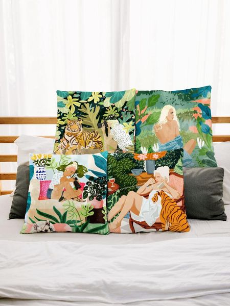 

cushion/decorative pillow cover 45x45cm household office sofas cushion modern simple short plush pillows decor home