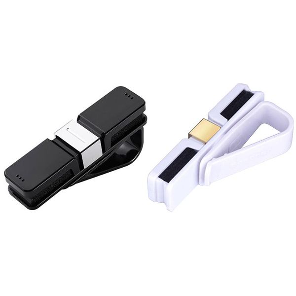 

other interior accessories universal car glasses holder clip sun visor sunglasses ticket card clamp portable cases