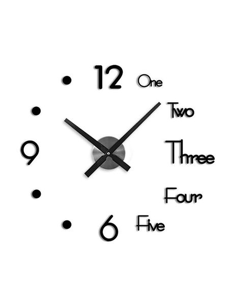 

wall clocks 1pc large clock sticker 3d big modern diy home office room decor