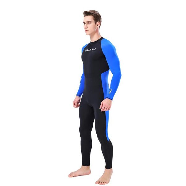 

swim wear slinx men wetsuit quick dry uv protection full body one piece diving suit long sleeve for snorkeling surfing