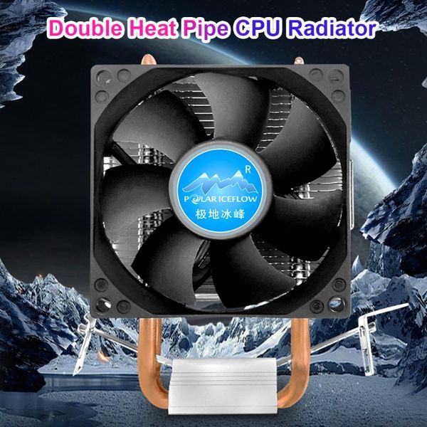 

fans & coolings cpu air cooler polar iceflow with black blade pwm quiet fan 2 heatpipes aluminum fins for amd lga ventilador