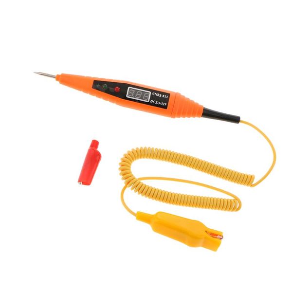 

car organizer 2.5-32v dc lcd digital voltage detector continuity tester pen
