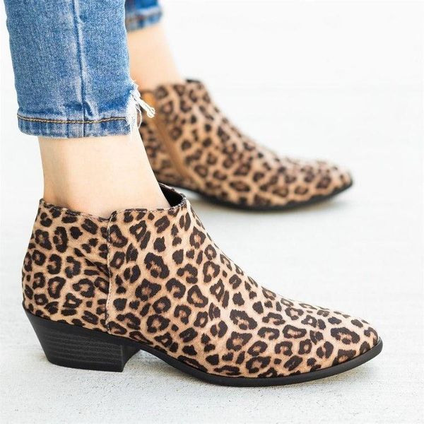 

boots large women's autumn 2021 short zipper shoes fashion casual, Black