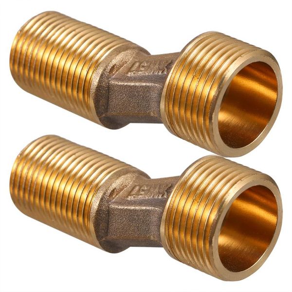 

kitchen faucets 2pcs durable triple elbows bathtub curved feet