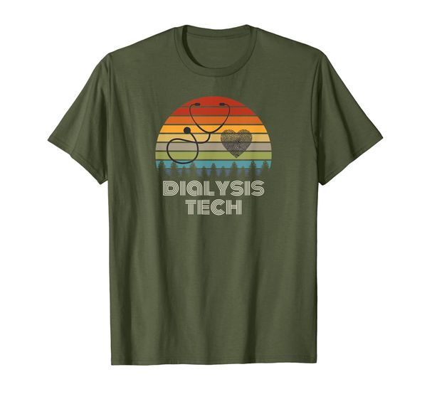 

Dialysis Technician T Shirts Tech Gifts Vintage Retro T-Shirt, Mainly pictures