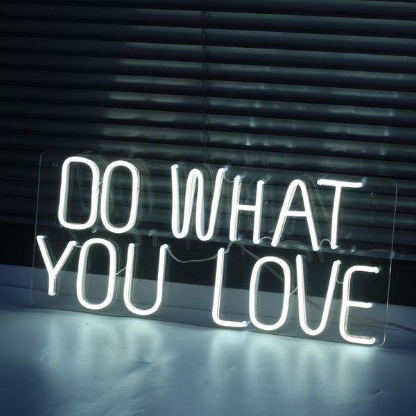 

other lighting bulbs & tubes led neon lights do what you love letter sign decorative for holiday wedding party bar shop bedroom room window