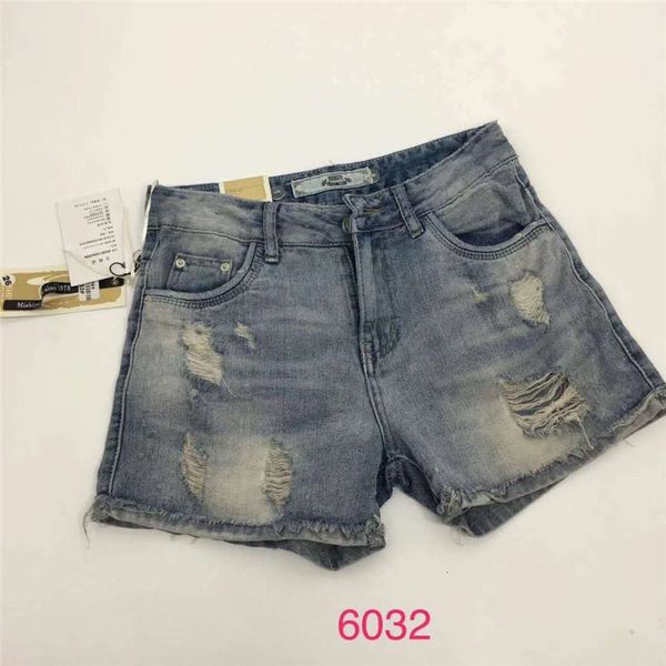 

women's shorts 2020 new mid waist denim micro elastic pants, White;black