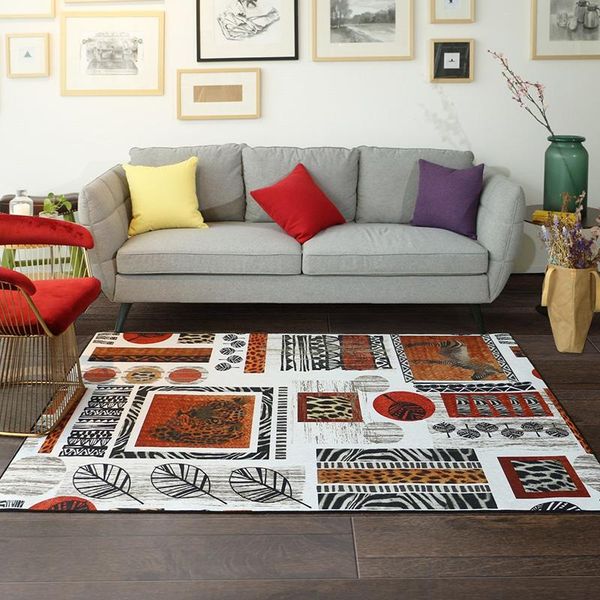 

carpets killim carpet morocco style printing animal mat for living room sitting sofa tea table floor bedroom bedside simple