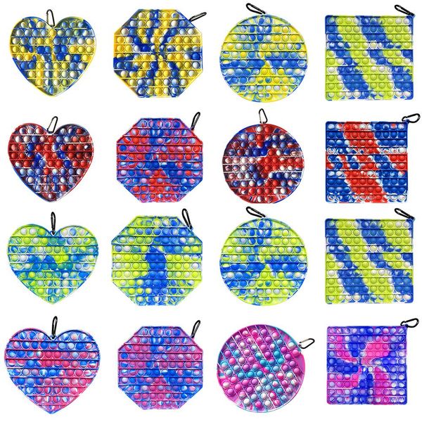 

20cm push it finger toy fidget bubble decompression childrens puzzle mental arithmetic board game interaction toys