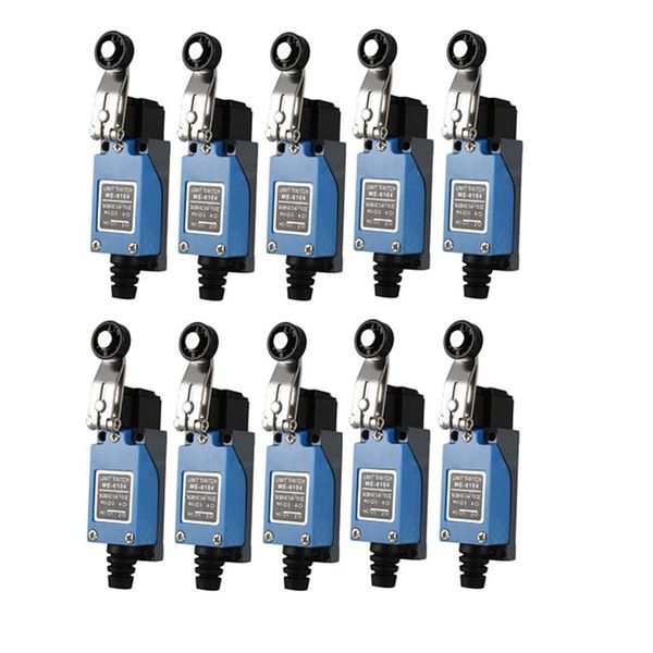 

smart home control 10pcs me-8104 momentary roller arm type limit switch for cnc mill 5a 250v me8104 mini