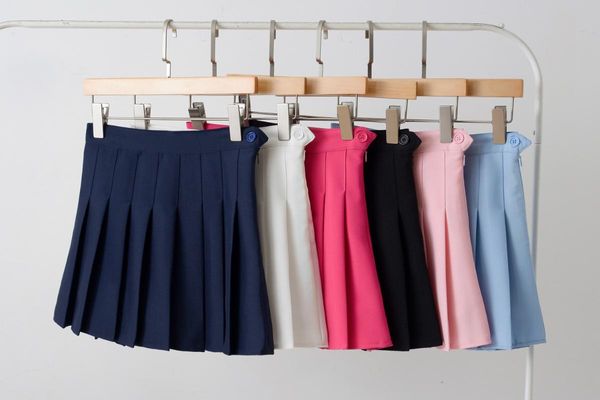 Saias plus size saia curta Mulheres coreanas zíper da cintura alta escolar menina plissada sexy mini