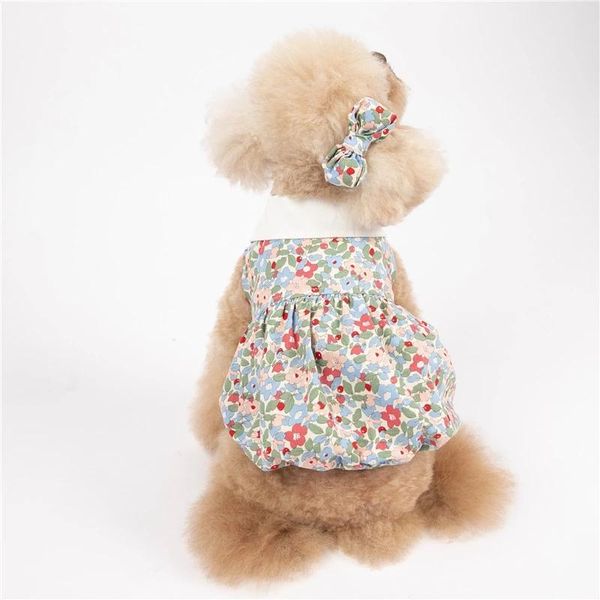 

dog apparel cute floral skirt summer chihuahua yorkshire pomeranian puppy small costume dress poodle bichon schnauzer clothes