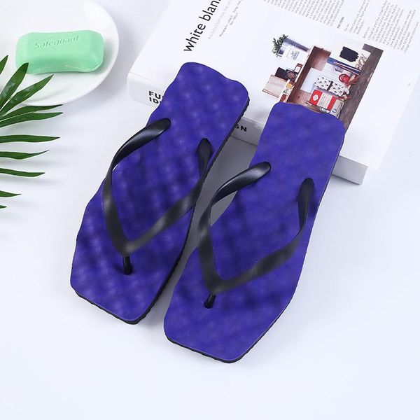 

slippers men & women beach flip flops indoor outdoor summer disigner character simple non-slip sandals 2021 wholesale, Black