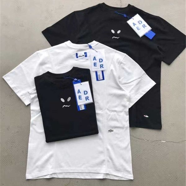 

men's t-shirts reflective adererror t-shirt men women 1:1 diagonal stitching tees space invasion ader error t shrit 2jln, White;black