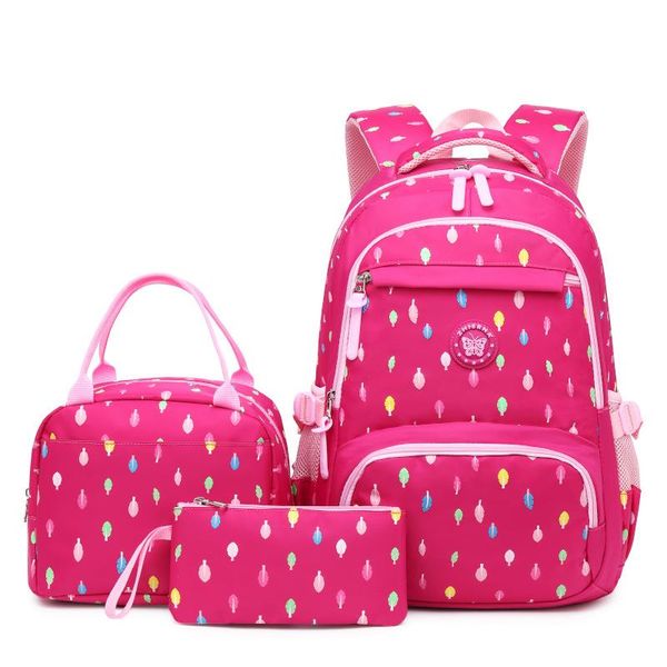 

school bags girls students backpacks with insulated lunch box for elementary bookbag set children schoolbag kids mochila