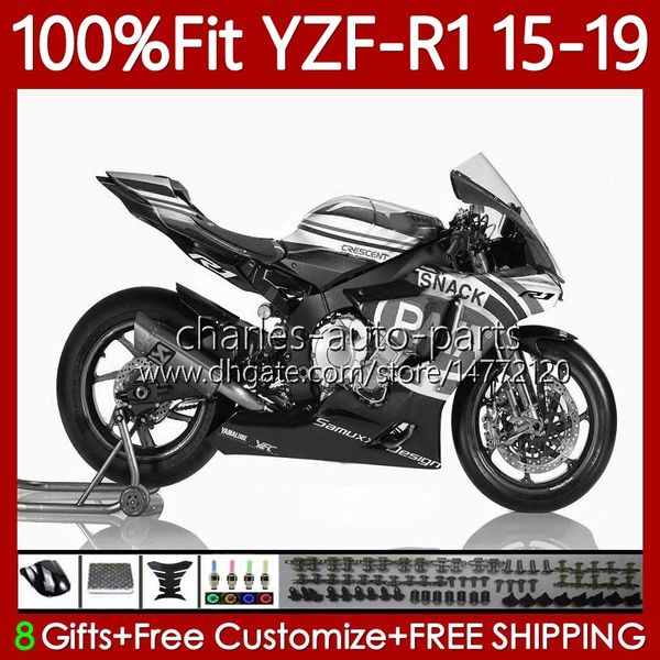 Einspritzverkleidungen für Yamaha YZF R 1 1000 CC YZF-R1 2015–2019 104Nr