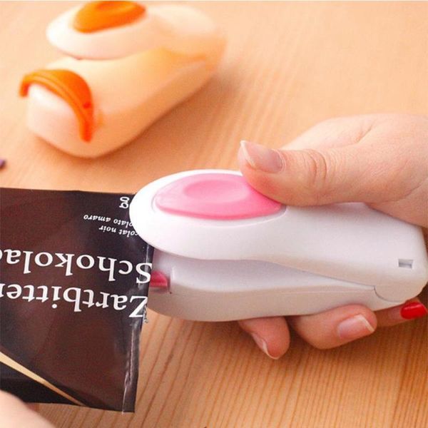 

bag clips portable mini for kitchen storage plastic electric heat sealing machine impulse vacuum capper packing