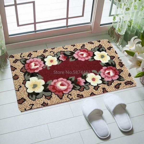 

carpets anti-slip mat, carpet, bathroom, family entrance door, foot pad at the door of room, easy to clear outside