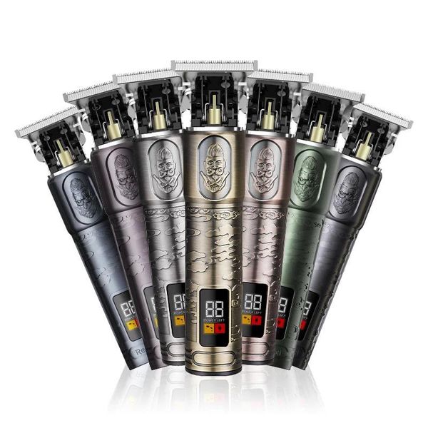 

hair clippers 2021professional close-cutting digital hairdresser electric clipperbarber men trimmer 0mm t-blade beard clipper