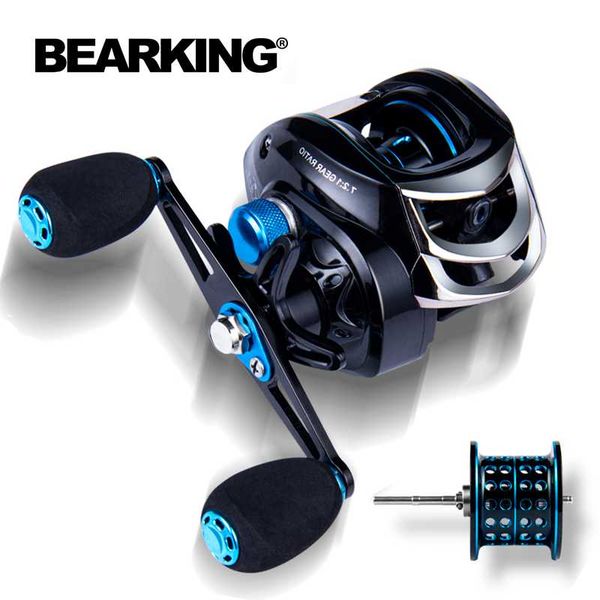 

baitcasting reel 8kg max drag 7.2:1 high speed fishing reinforced carp reels