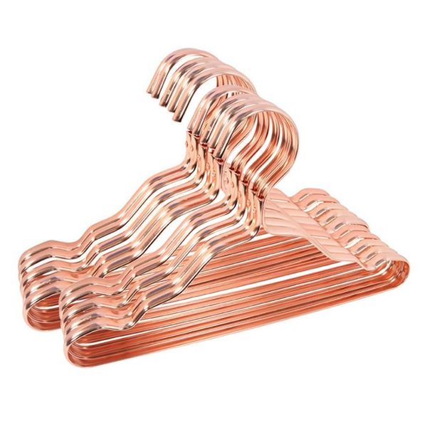 

hangers & racks 10pcs clothes rack anti-slip metal home wardrobe space saver