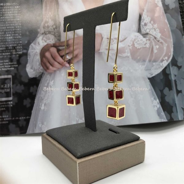 

earrings french elegance minimalist long square earrings jewellry deals, Silver