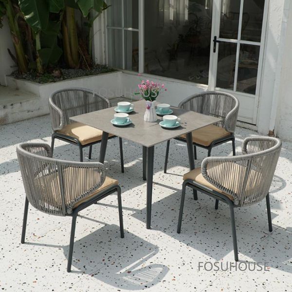 

camp furniture nordic outdoor rattan chairs villa courtyard leisure chair el open-air sunshine room balcony