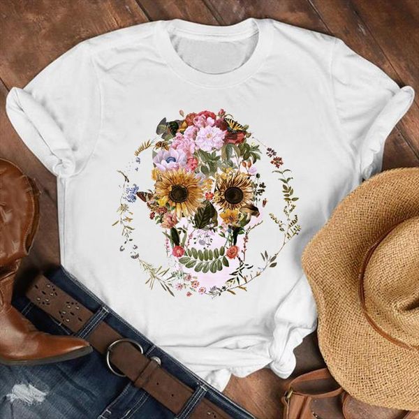 

men lady floral face funny mens summer autumn fall fashion clothes female print t tee graphic, White;black