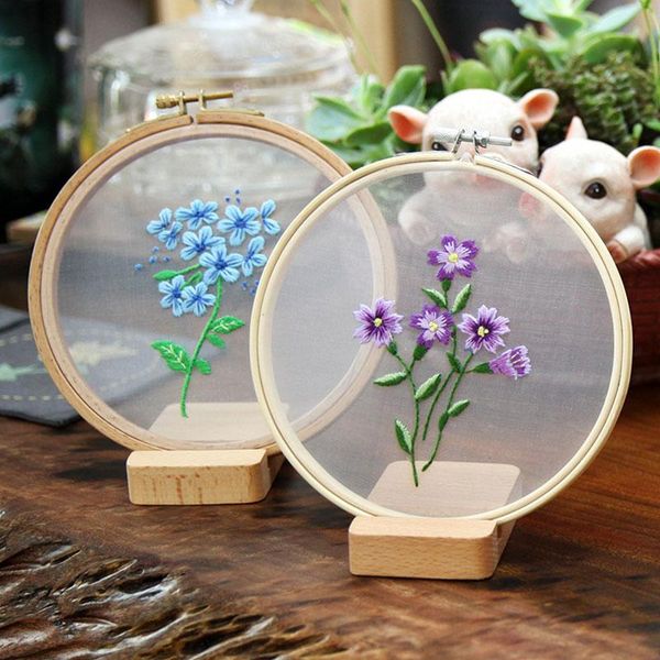 

other arts and crafts european style mesh diy embroidery flower painting kit beginner tools non-finished products wholesale