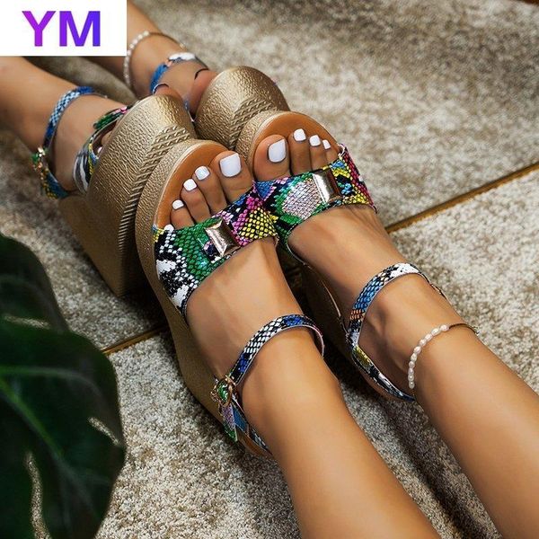 

pink green 2021 summer fashion women sandals platform wedge solid shoes gladiator big size 35-40 zapatos de mujer plataforma dress, Black
