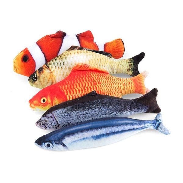 

cat toys catnip chew pillow teeth cleaning for pet fish 20 cm interactive plush