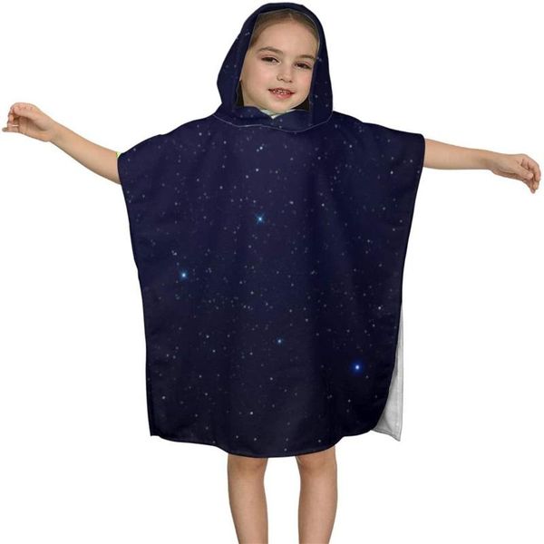 

towel night-sky-stars kids hooded bath for children