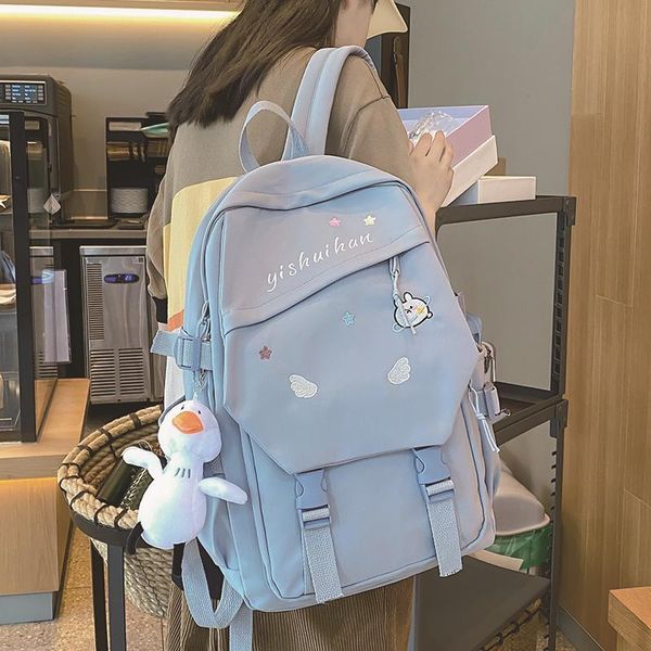 

school bags backpack for girls nylon backpacks casual women anti theft rucksack ladies large capacity bookbag fashion female mochila