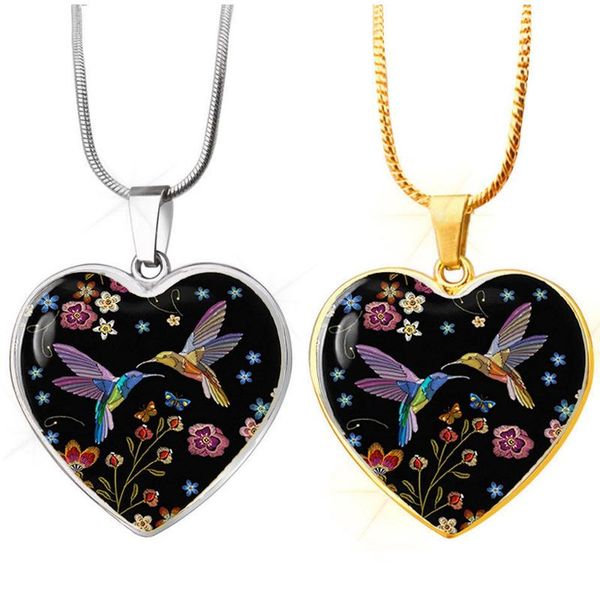 

chains stainless steel necklace peach heart alloy pendant jewelry heart-shaped keychain, Silver
