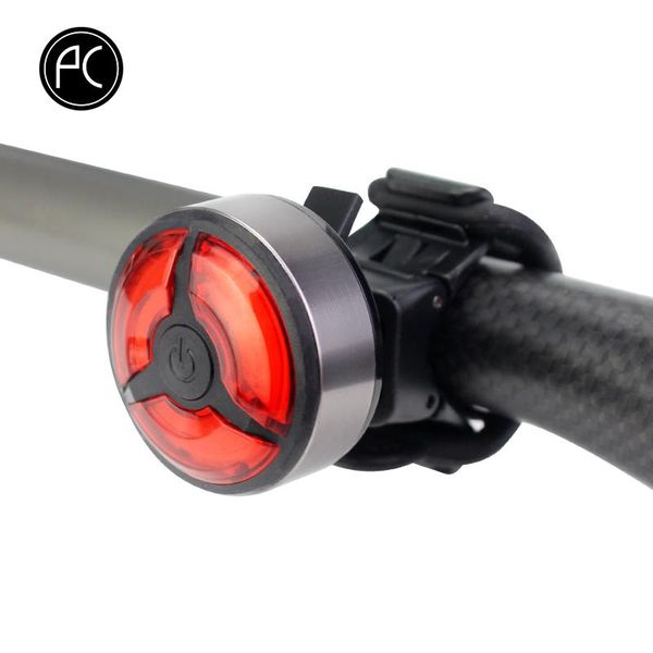 

pcycling bicycle light bike cob taillight usb charge mtb road warning waterproof 5 modes night riding safety lights