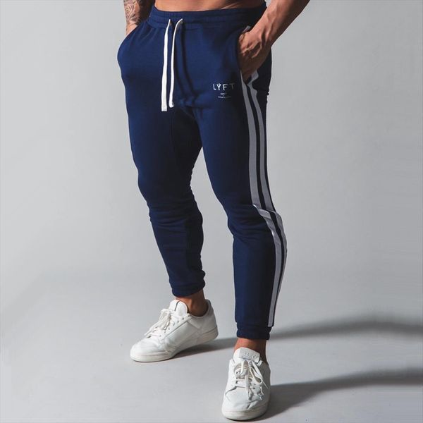 

cotton joggers casual skinny sweatpants women pants autumn running trousers male track gym fitness training sports bottoms, Black