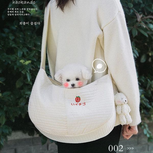 

dog car seat covers accessories go out pet backpack canvas one-shoulder cat bag diagonally portable supplies
